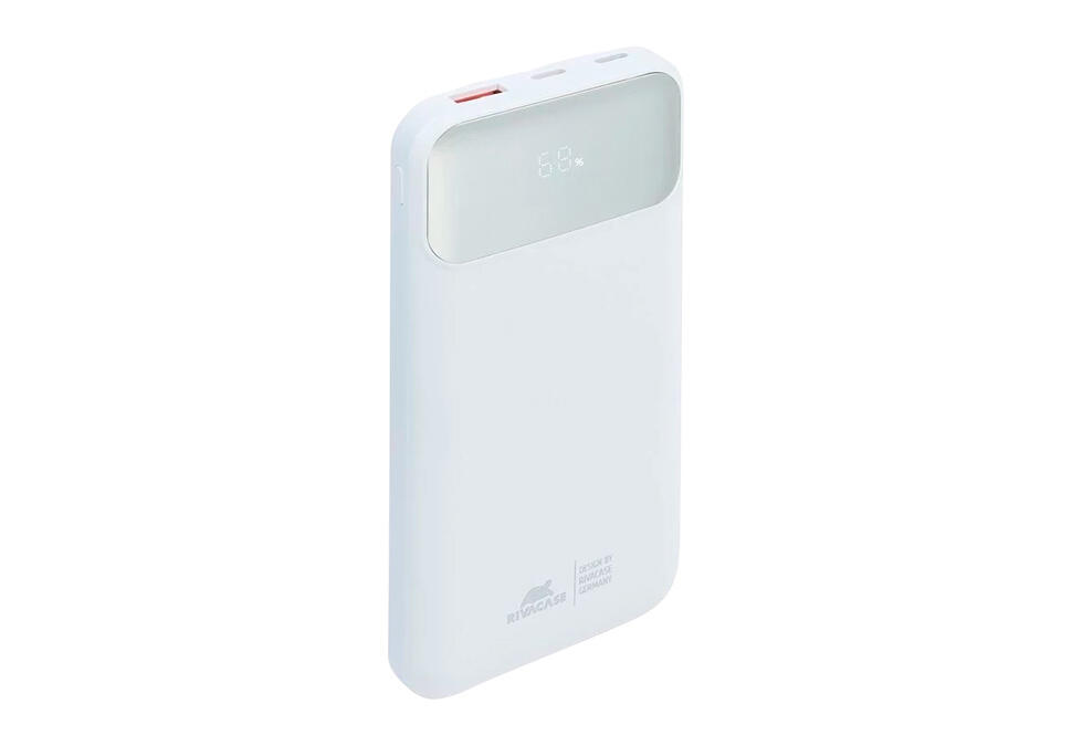 Power Bank Rivacase VA2211 (10000 мАч) PD, QC (White)
