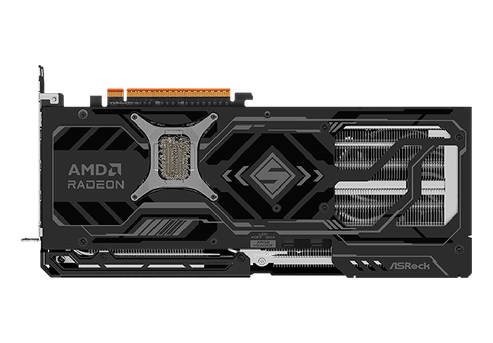 Видеокарта ASRock AMD Radeon RX 9070 XT Steel Legend 16 GB