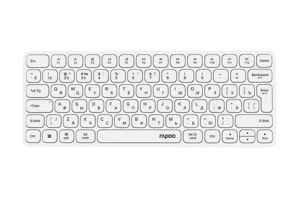 Клавиатура Rapoo E9050L Ultra-Slim (White)