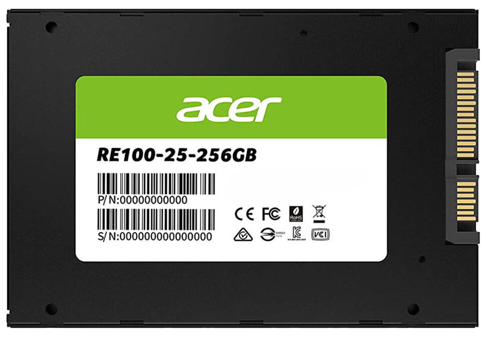 Накопитель SSD Acer RE100 256GB 2.5″ SATA
