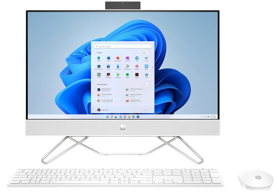 Моноблок HP 24-cb1288nh i3-1215U RAM 8GB SSD 512GB 27″ WHITE B73TXEA