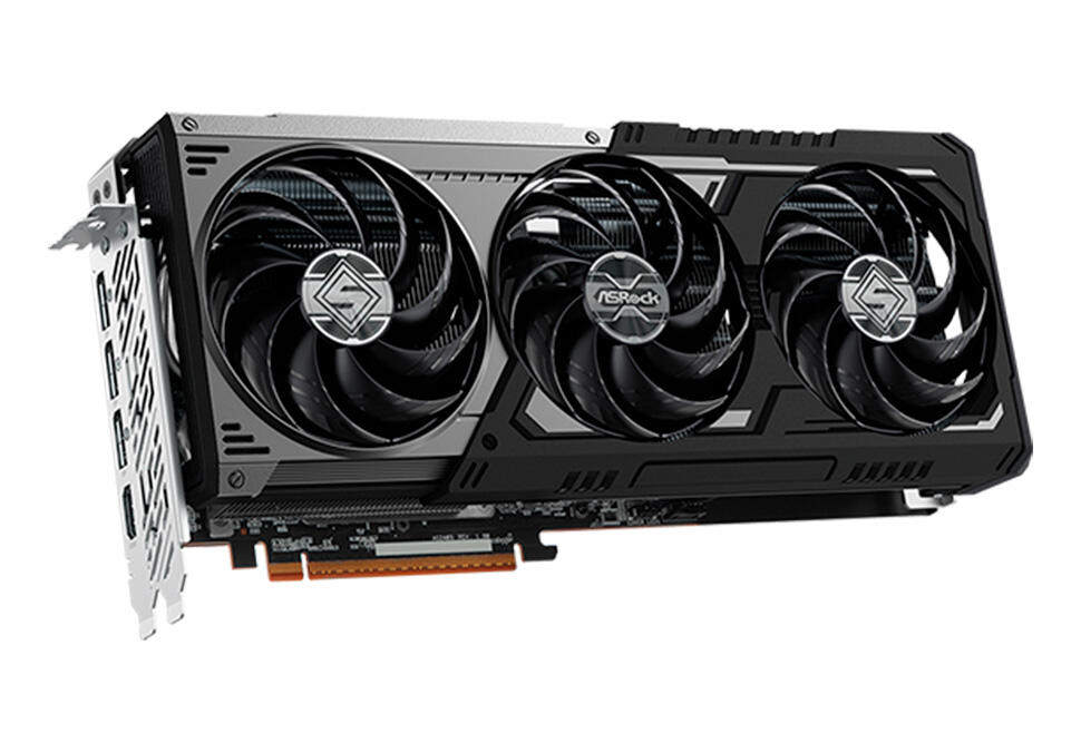 Видеокарта ASRock AMD Radeon RX 9070 XT Steel Legend 16 GB