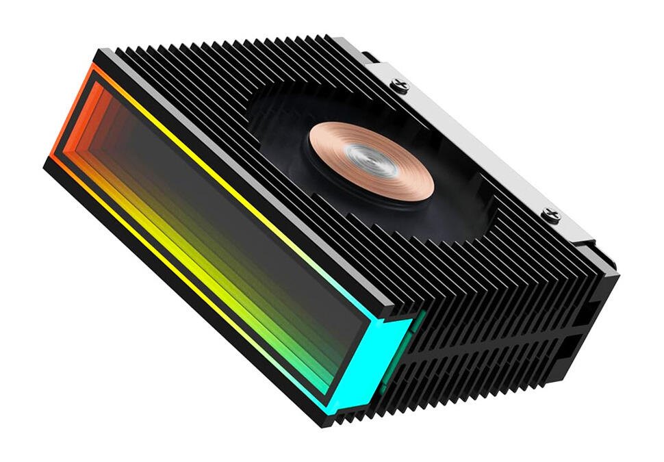 Кулер для SSD NVMe Jungle Leopard S50 (Black+RGB)