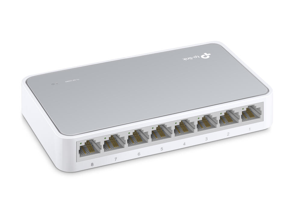 8-ми портовый сетевой коммутатор TP-Link TL-SF1008D 10/100 Мбит/с — изображение 3