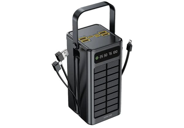 Power Bank Green Lion Solar X 60000mAh PD 20W GNSOL50PB60BK