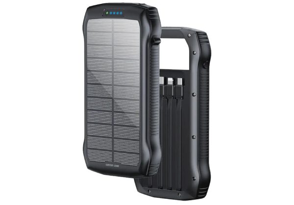 Power Bank Green Lion Solar Force 20000mAh GNSOLF20PBBK