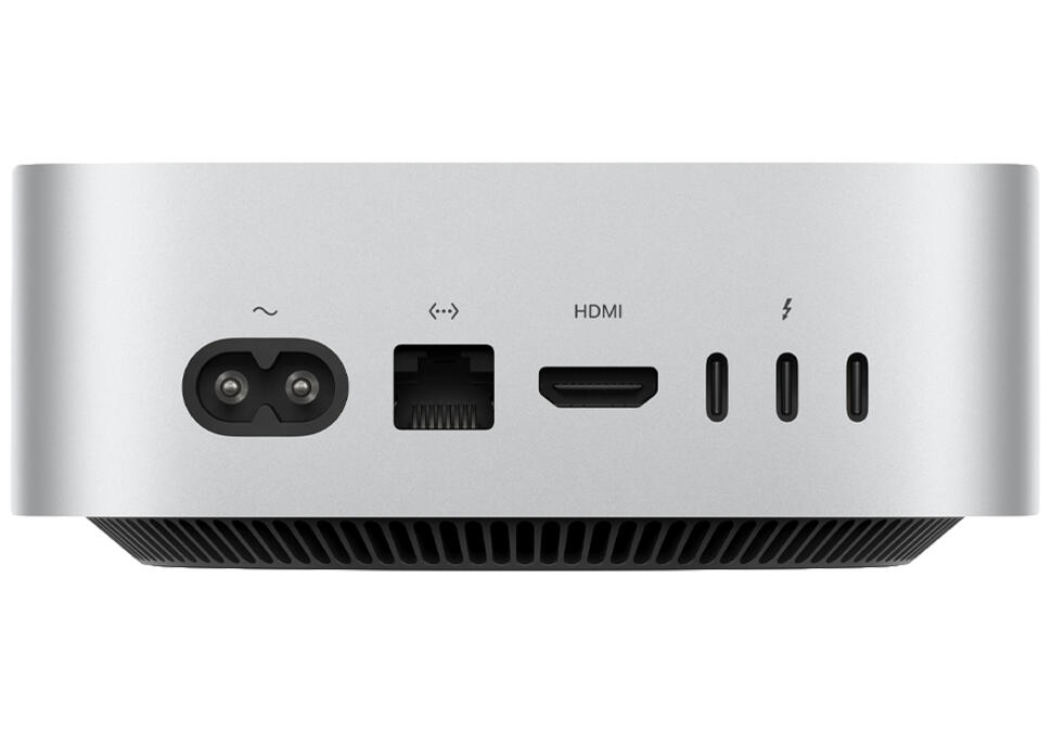 Мини ПК Mac Mini M4 MU9E3 Ram 16GB/SSD 512GB Silver