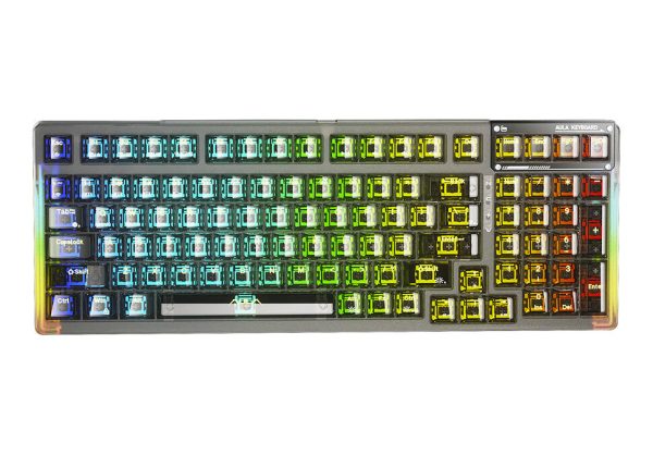 Клавиатура Aula F98 (Transparent-Black)