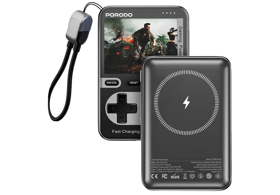 Power Bank Porodo Gaming Arcadevolt 10000mAh PDPBXH002BK