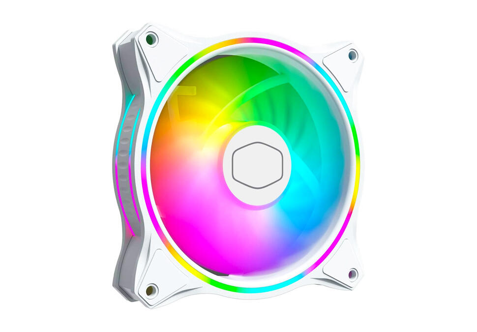 Кулер для корпуса Cooler Master MasterFan MF120 Halo 120мм (White+RGB)