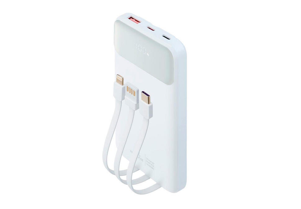 Power Bank Rivacase VA2211 (10000 мАч) PD, QC (White) — изображение 5