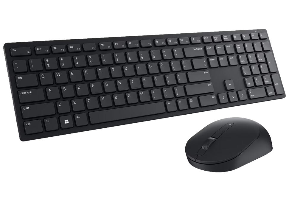 Беспроводной комплект клавиатура и мышь Dell Pro KM5221W (Black)