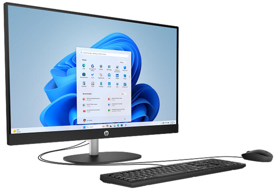 Моноблок HP All-in-One Desktop AI 27-cr2040nh Ultra 5 225U (8/512GB) D30C3EA Black — изображение 2