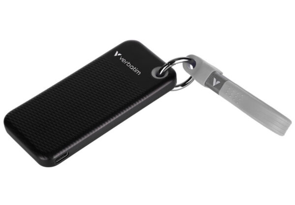 Портативный SSD Verbatim Pocket 1TB USB 3.2 Gen 2 Type-C Black/Gray 32190