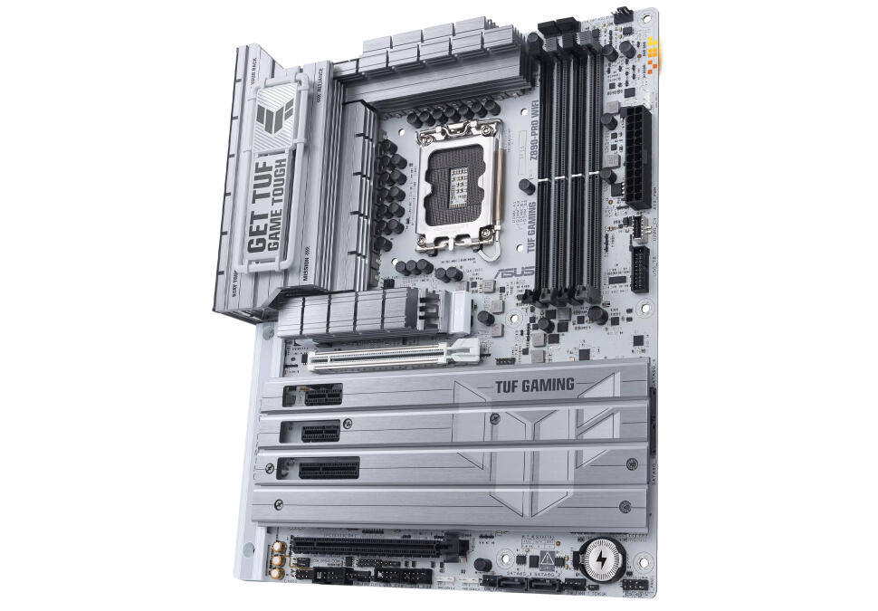 МП ASUS TUF GAMING Z890-PRO WIFI WHITE DDR5 ATX LGA1851 - Image 2