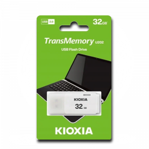 KIOXIA BY TOSHIBA 32GB U202 USB2.0 WHITE 